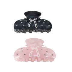 Butterfly Knot Diamond Embedded hair claw clips