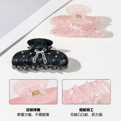 Butterfly Knot Diamond Embedded hair claw clips