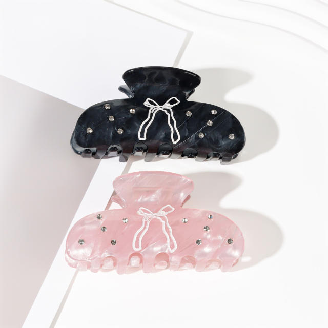 Butterfly Knot Diamond Embedded hair claw clips