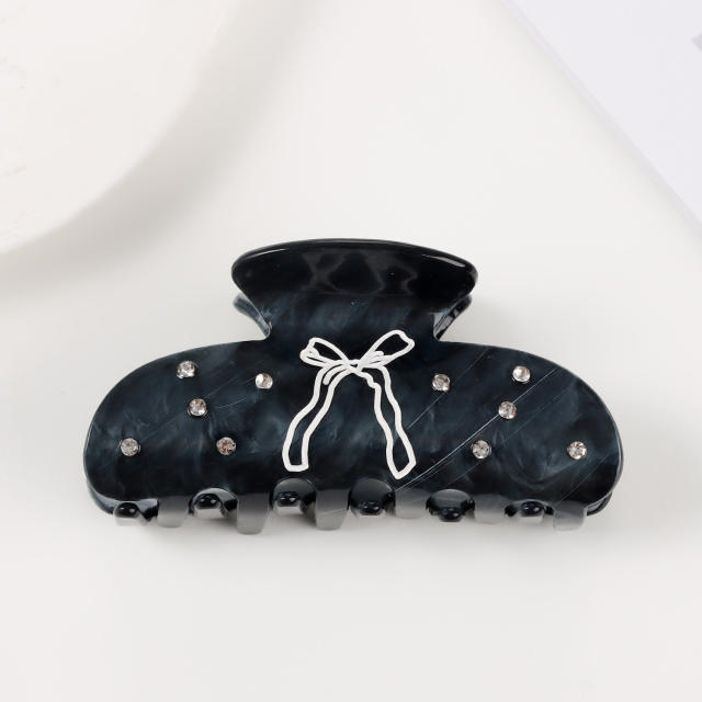 Butterfly Knot Diamond Embedded hair claw clips