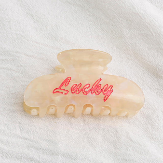 PVC 8cm Hot Sale Hair claw Clips