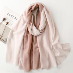 French trend color matching fashion scarf