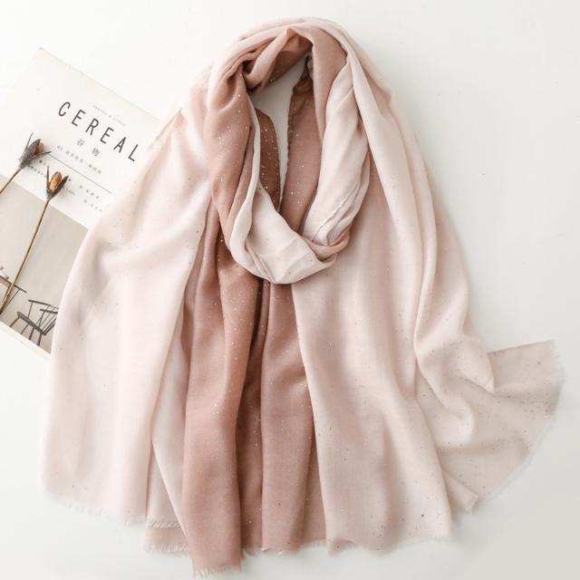 French trend color matching fashion scarf