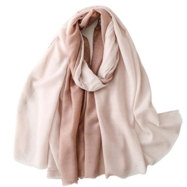 French trend color matching fashion scarf