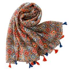 Boho national pattern fashion scarf