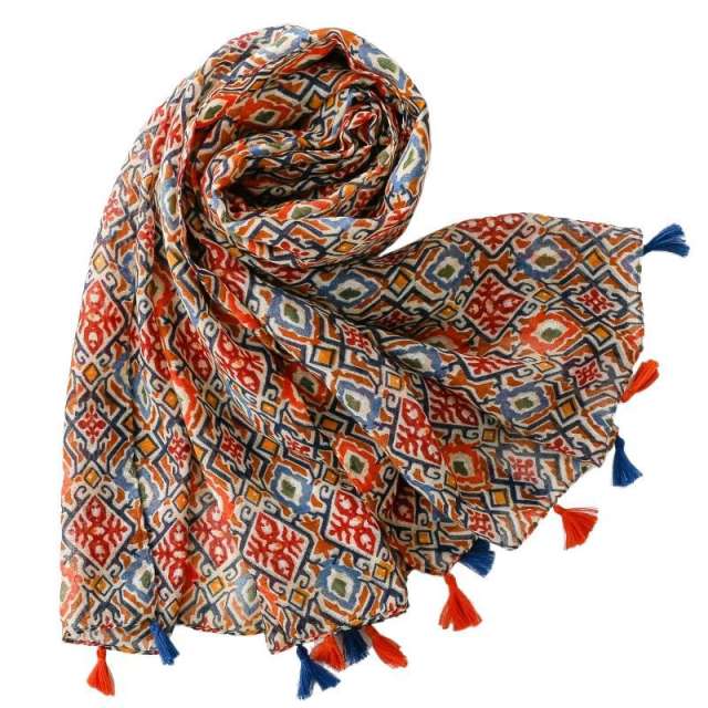 Boho national pattern fashion scarf