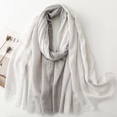 French trend color matching fashion scarf
