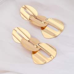 Geometric Multi-layer Round Earrings alloy earrings