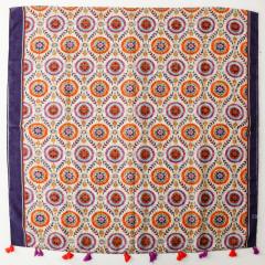 Boho vintage pattern floral fashion scarf