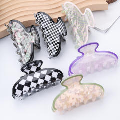 9cm PVC Material Ladies Hair Clips hair claw clips