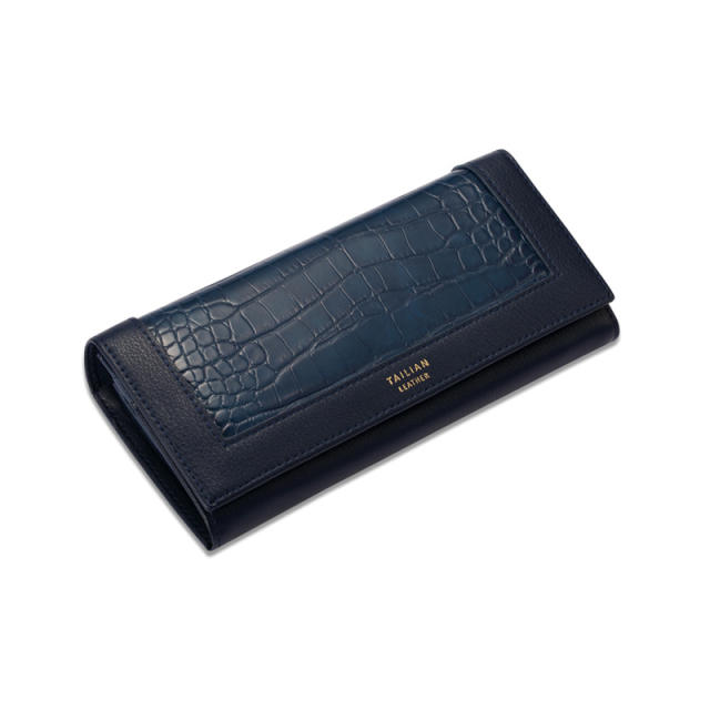 Ladies Wallet Crocodile Pattern Multifunctional Wallet Purse