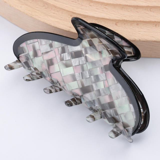 9cm PVC Material Ladies Hair Clips hair claw clips