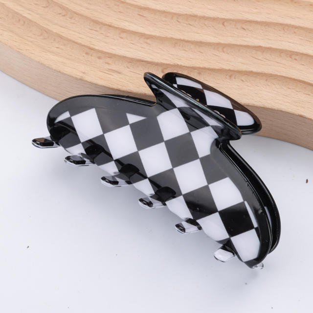 9cm PVC Material Ladies Hair Clips hair claw clips
