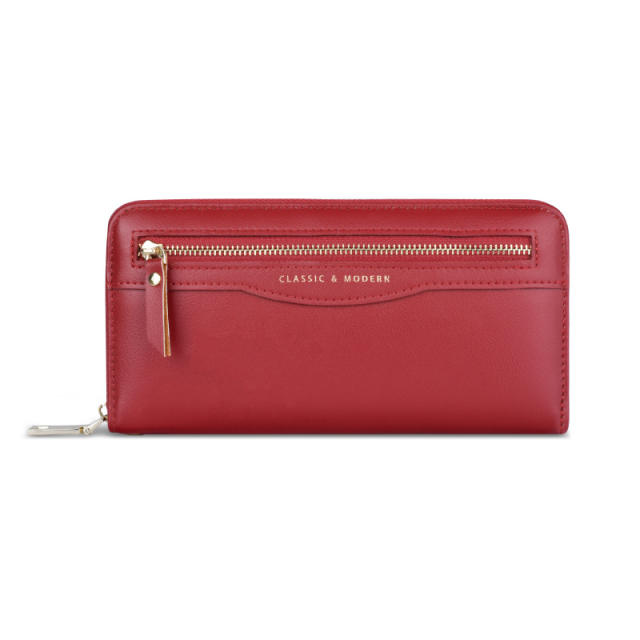 Women's Wallet Zipper Bag Multi-functional Long Wallet Multi-card Holder Clutch Bag for Women purse