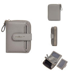 Ladies Short Wallet Fashionable Button Multi-card Slot Coin Purse Korean PU leather wallet