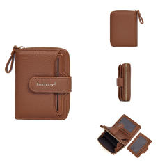 Ladies Short Wallet Fashionable Button Multi-card Slot Coin Purse Korean PU leather wallet