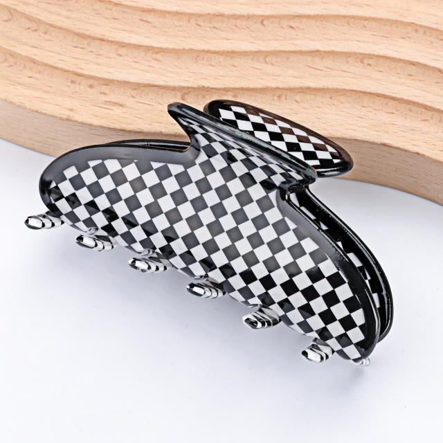 9cm PVC Material Ladies Hair Clips hair claw clips