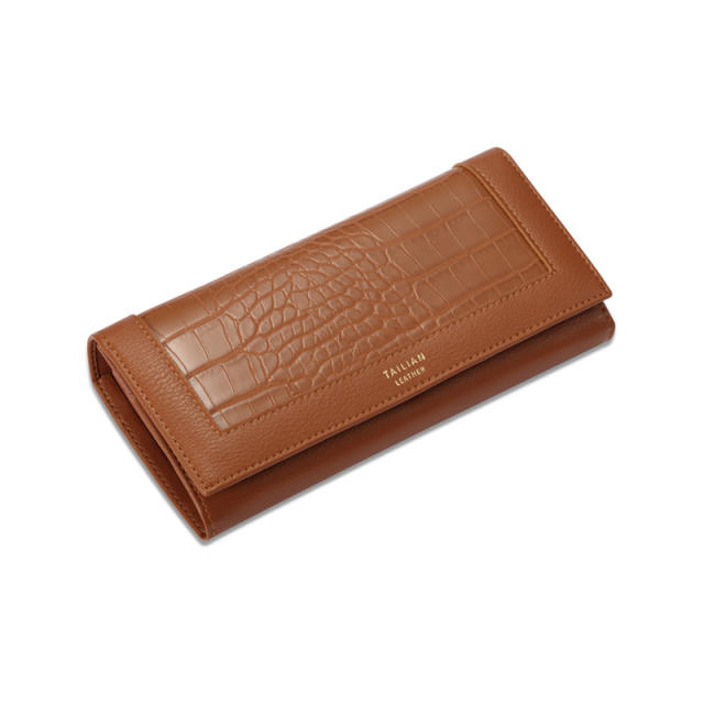Ladies Wallet Crocodile Pattern Multifunctional Wallet Purse