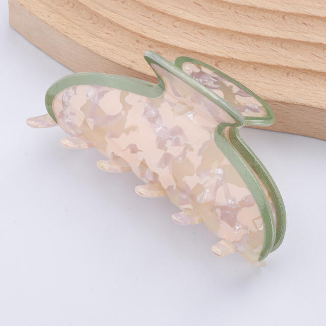 9cm PVC Material Ladies Hair Clips hair claw clips