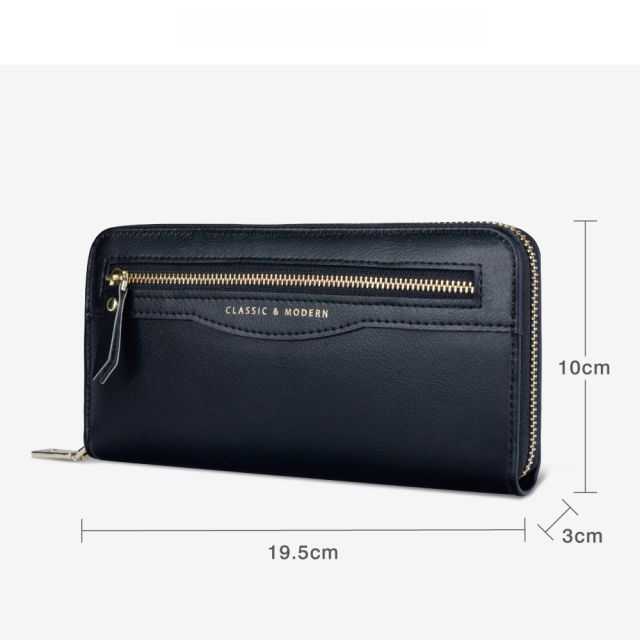 Women's Wallet Zipper Bag Multi-functional Long Wallet Multi-card Holder Clutch Bag for Women purse