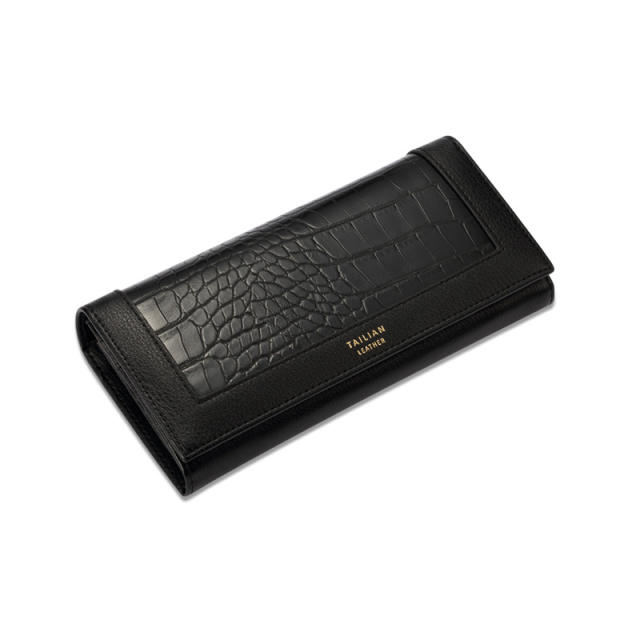 Ladies Wallet Crocodile Pattern Multifunctional Wallet Purse