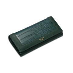Ladies Wallet Crocodile Pattern Multifunctional Wallet Purse