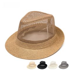 Breathable Hat Men's Middle-aged Elderly Summer Topper Hat Sun Hat