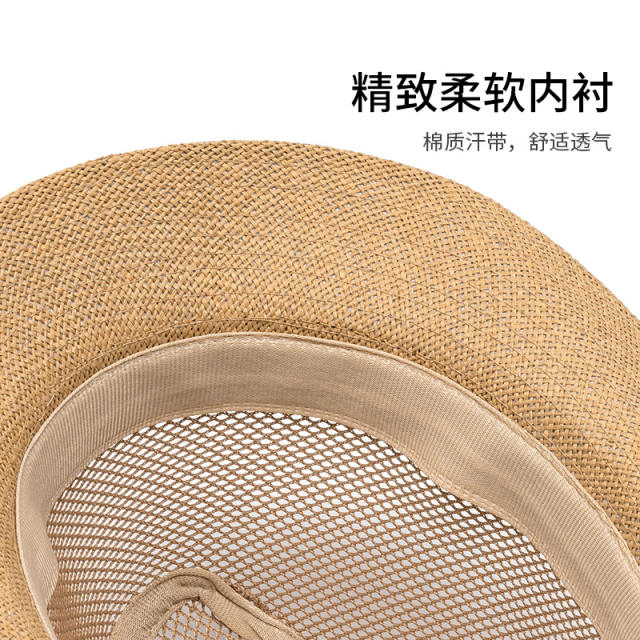 Breathable Hat Men's Middle-aged Elderly Summer Topper Hat Sun Hat