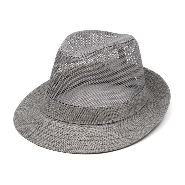 Breathable Hat Men's Middle-aged Elderly Summer Topper Hat Sun Hat