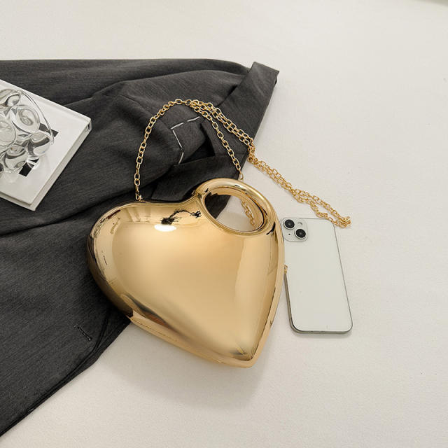 Acrylic heart bags box bag