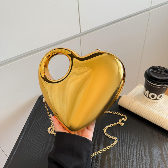 Acrylic heart bags box bag