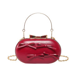 Sweet bow colorful box bag handbag purse b
