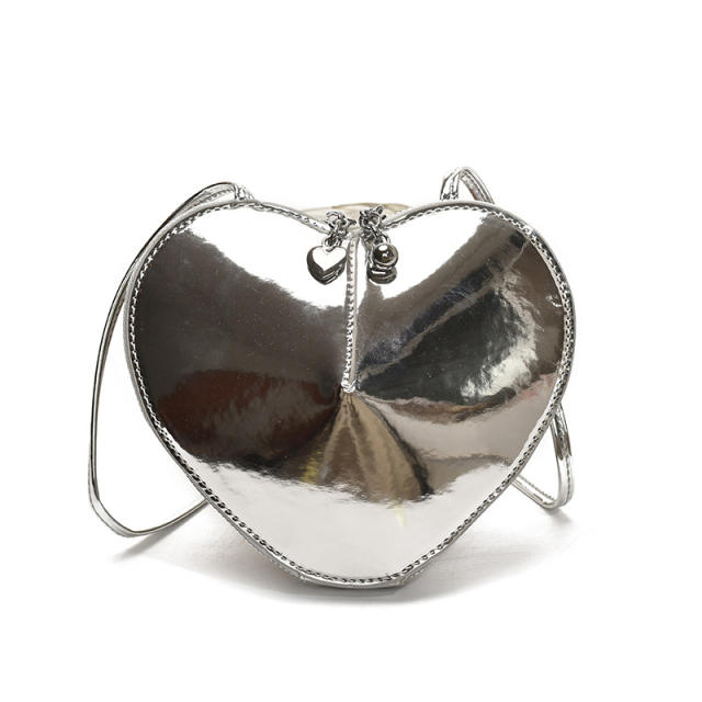 Unique Y2K laser heart bag crossbody bag