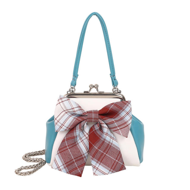 Sweet bow small size wallet design purse crossbody bag