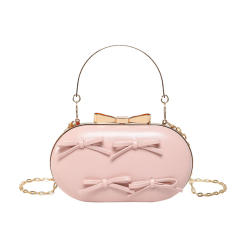 Sweet bow colorful box bag handbag purse b