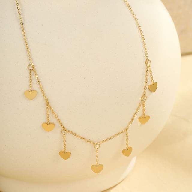 Holiday hollow out diamond star stainless steel anklet