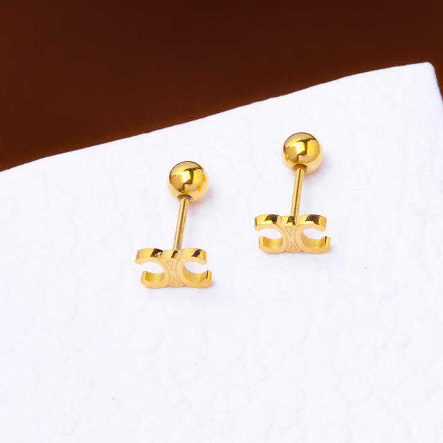 Titanium Steel Ear Studs piercing earrings