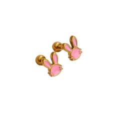 Classic clover stainless steel earrings piercing studs earrings