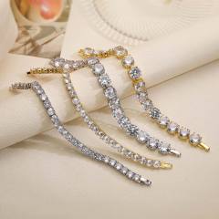 6-10mm copper tennis bracelet