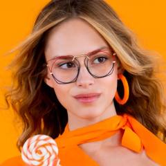 New high-grade anti-blue flat mirror Reading glasses