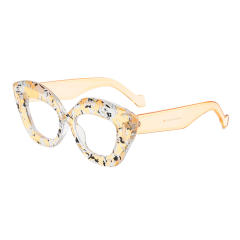 New plate color printing anti-blue light flat mirror reading glasses