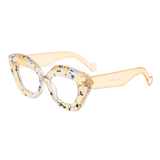 New plate color printing anti-blue light flat mirror reading glasses