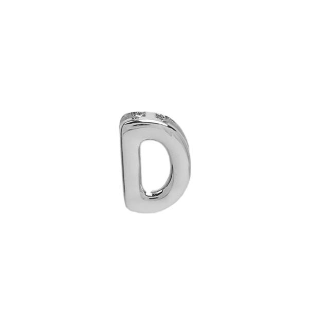 18KG copper bubble letter initial letter DIY Bracelet