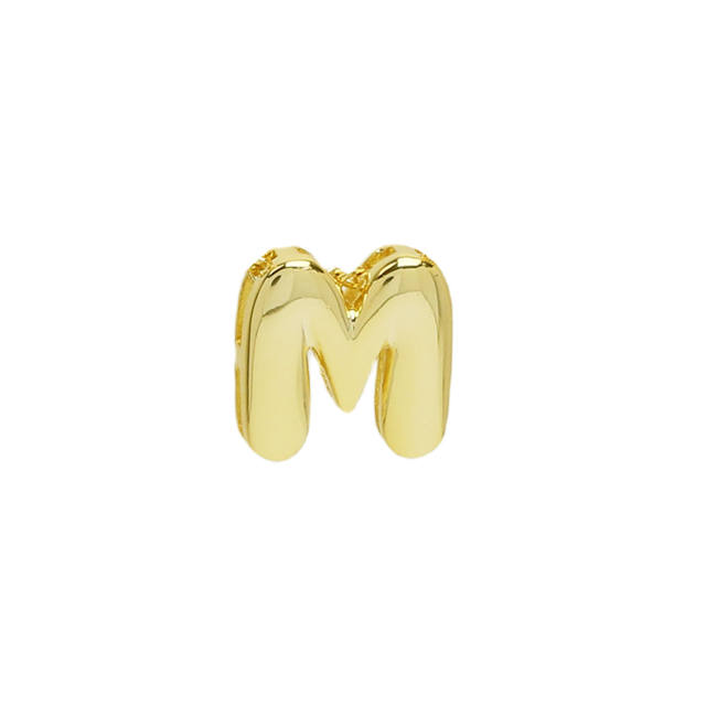 18KG copper bubble letter initial letter DIY Bracelet