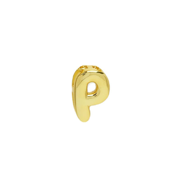 18KG copper bubble letter initial letter DIY Bracelet