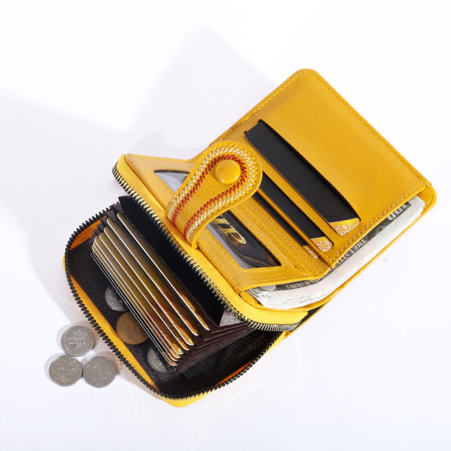 Simple Wallet Women's All-match Large Capacity Multi-card Zipper wallet