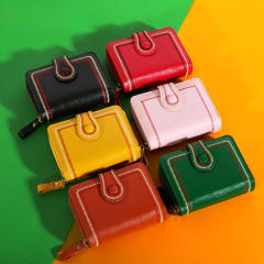 Simple Wallet Women's All-match Large Capacity Multi-card Zipper wallet
