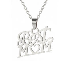 Dainty stainless steel mother's day mom necklace