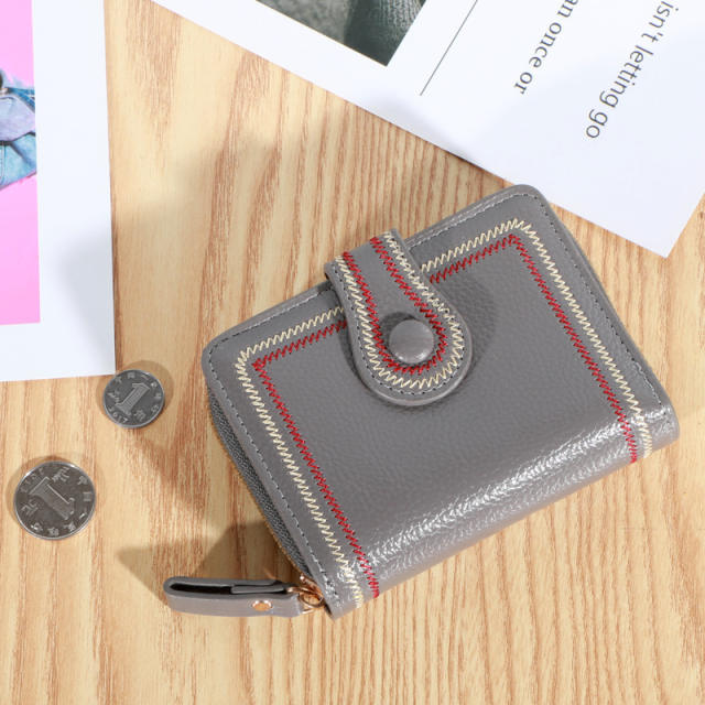 Simple Wallet Women's All-match Large Capacity Multi-card Zipper wallet