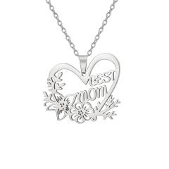 Dainty stainless steel mother's day mom necklace